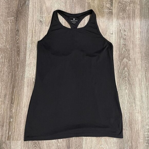 Athleta Black Racerback Tank Top - Size: Small - Picture 8 of 8